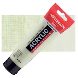 Amsterdam Standard Series Acrylic Paint - Pearl Green, 120 ml tube and swatch