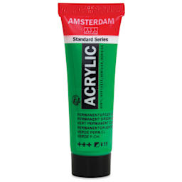 Amsterdam Standard Series Acrylic - Permanent Green Light, 20 ml Tube