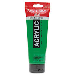 Amsterdam Standard Series Acrylic - Permanent Green Light, 250 ml Tube