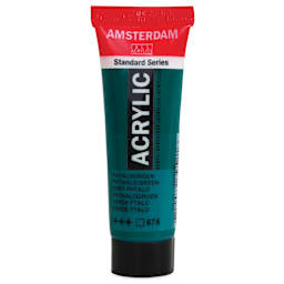 Amsterdam Standard Series Acrylic - Phthalo Green, 20 ml Tube