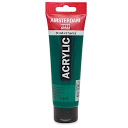 Amsterdam Standard Series Acrylic - Phthalo Green, 120 ml tube