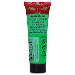 Amsterdam Standard Series Acrylic - Reflex Green, 20 ml Tube back