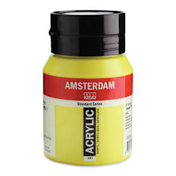Amsterdam Standard Series Acrylic - Greenish Yellow, 500 ml bottle