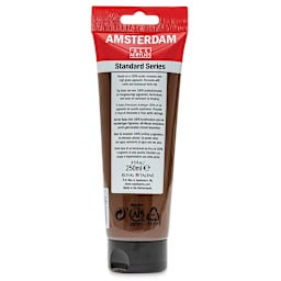 Amsterdam Standard Series Acrylic - Burnt Umber, 250 ml Tube back