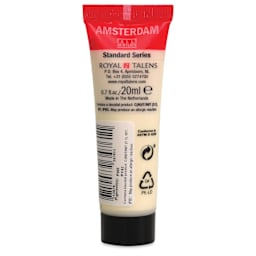 Amsterdam Standard Series Acrylic - Titanium Buff Light, 20 ml Tube back