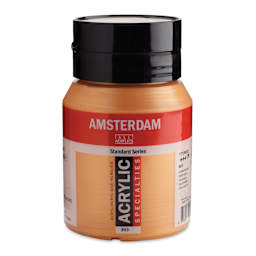 Amsterdam Standard Series Acrylic - Metallic Deep Gold, 500 ml bottle