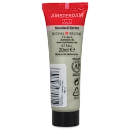 Amsterdam Standard Series Acrylic - Metallic Silver, 20 ml Tube back