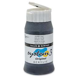 Daler-Rowney System3 Acrylic - Payne's Gray, 500 ml bottle