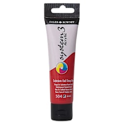 Daler-Rowney System3 Acrylic - Cadmium Red Deep Hue, 59 ml