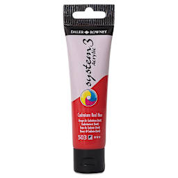 Daler-Rowney System3 Acrylic - Cadmium Red Hue, 59 ml