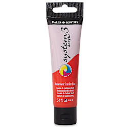 Daler-Rowney System3 Acrylic - Cadmium Scarlet Hue, 59 ml