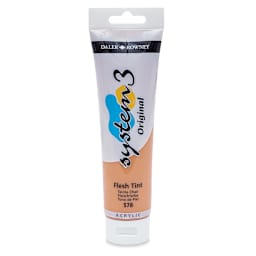 Daler-Rowney System3 Acrylic - Peach Pink, 150 ml tube