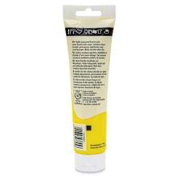 Daler-Rowney System3 Acrylic - Lemon Yellow, 150 ml tube back