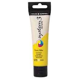Daler-Rowney System3 Acrylic - Process Yellow, 59 ml