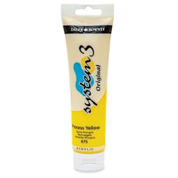 Daler-Rowney System3 Acrylic - Process Yellow, 150 ml tube