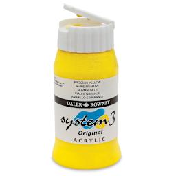 Daler-Rowney System3 Acrylic - Process Yellow, 500 ml bottle