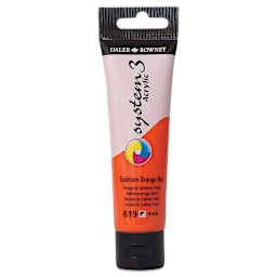 Daler-Rowney System3 Acrylic - Cadmium Orange Hue, 59 ml