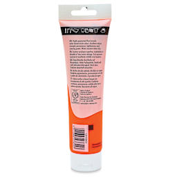 Daler-Rowney System3 Acrylic - Fluorescent Orange, 150 ml tube back
