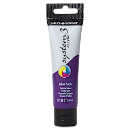 Daler-Rowney System3 Acrylic - Velvet Purple, 59 ml