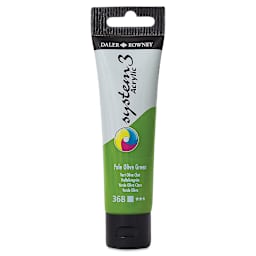 Daler-Rowney System3 Acrylic - Pale Olive Green, 59 ml