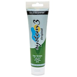 Daler-Rowney System3 Acrylic - Sap Green, 150 ml tube
