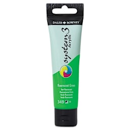 Daler-Rowney System3 Acrylic - Fluorescent Green, 59 ml
