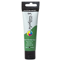 Daler-Rowney System3 Acrylic - Oxide of Green Chromium, 59 ml