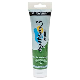 Daler-Rowney System 3 Acrylic - Oxide of Chromium Green, 150 ml tube