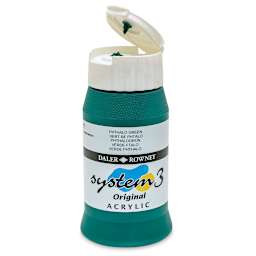 Daler-Rowney System3 Acrylic - Phthalo Green, 500 ml bottle