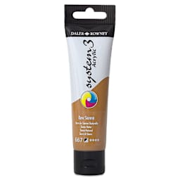 Daler-Rowney System3 Acrylic - Raw Sienna, 59 ml
