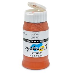 Daler-Rowney System3 Acrylic - Copper Hue, 500 ml bottle