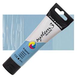 Daler-Rowney System3 Acrylic - Wedgewood, 59 ml tube and swatch