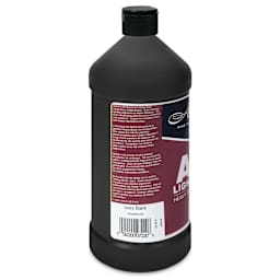 Chroma A2 Student Acrylics - Ivory Black, 1 L, Bottle, back