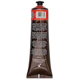 Chroma A2 Student Acrylics - Cadmium Scarlet Hue, 120 ml tube, back