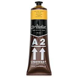 Chroma A2 Student Acrylics - Yellow Oxide, 120 ml tube