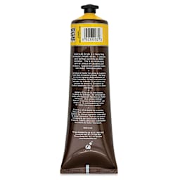 Chroma A2 Student Acrylics - Cadmium Yellow Medium Hue, 120 ml tube, back