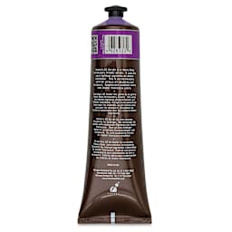 Chroma Atelier A2 Lightfast Heavy Body Acrylic Paint - Brilliant Violet, 120 ml tube, back