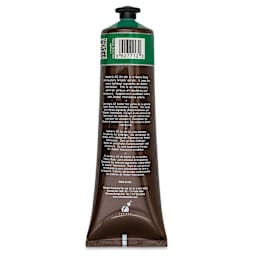 Chroma A2 Student Acrylics - Permanent Green Deep Hue, 120 ml tube, back