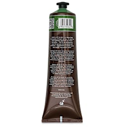 Chroma A2 Student Acrylics - Green Oxide Hue, 120 ml tube, back