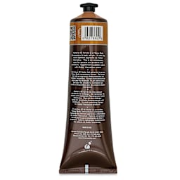 Chroma A2 Student Acrylics - Raw Sienna, 120 ml tube, back