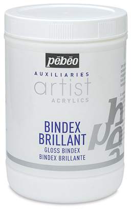 Pebeo Bindex Brillant - Front of 1 liter jar

