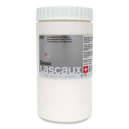 Lascaux Primer Gesso - Front view of 1 liter jar 
