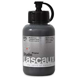 Lascaux Studio Acrylics - Transparent Black, 85 ml bottle