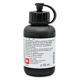 Lascaux Studio Acrylics - Carbon Black, 85 ml bottle