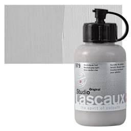 Lascaux Studio Acrylic - Neutral Gray Light, 85 ml bottle and swatch