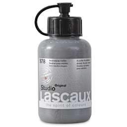 Lascaux Studio Acrylics - Neutral Gray Middle, 85 ml bottle