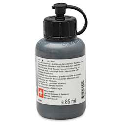 Lascaux Studio Acrylics - Neutral Gray Dark, 85 ml bottle back