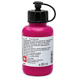 Lascaux Studio Acrylics - Magenta Deep, 85 ml bottle back