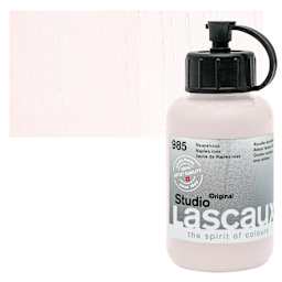 Lascaux Studio Acrylic - Naples Rose, 85 ml bottle and swatch
