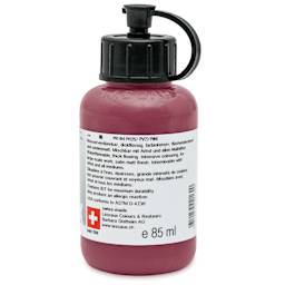 Lascaux Studio Acrylics - Bordeaux Red, 85 ml bottle back